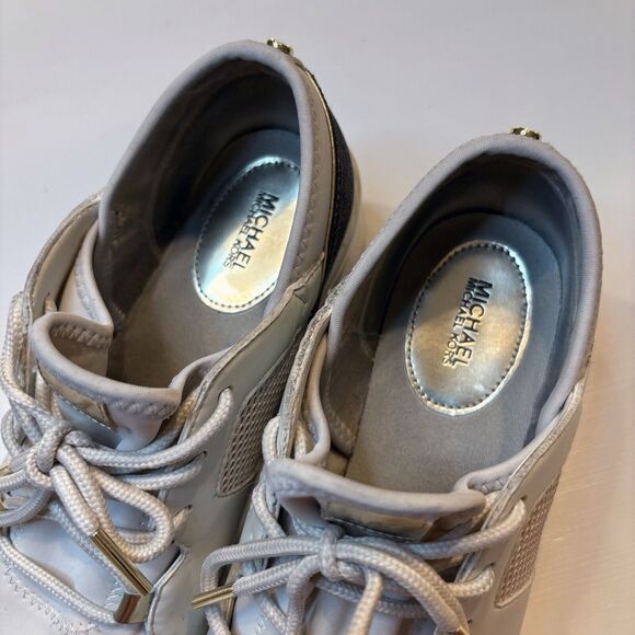 Michael Kors MK Women's Billie Trainer Signature Sneakers LS20K US Size 10 M - Picture 12 of 13